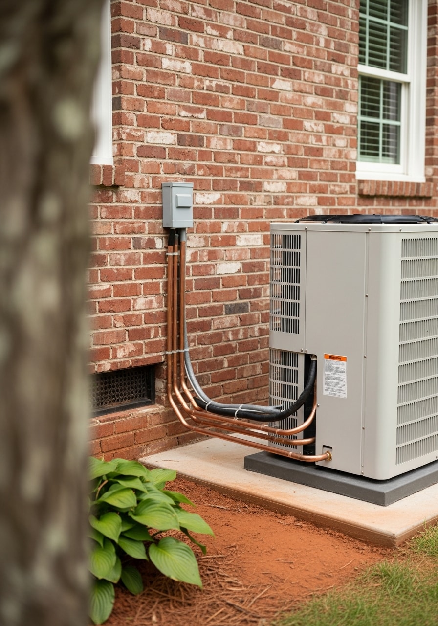 Professional workmanship detail on a Bulloch County property, showing quality installation and attention to local building standards.